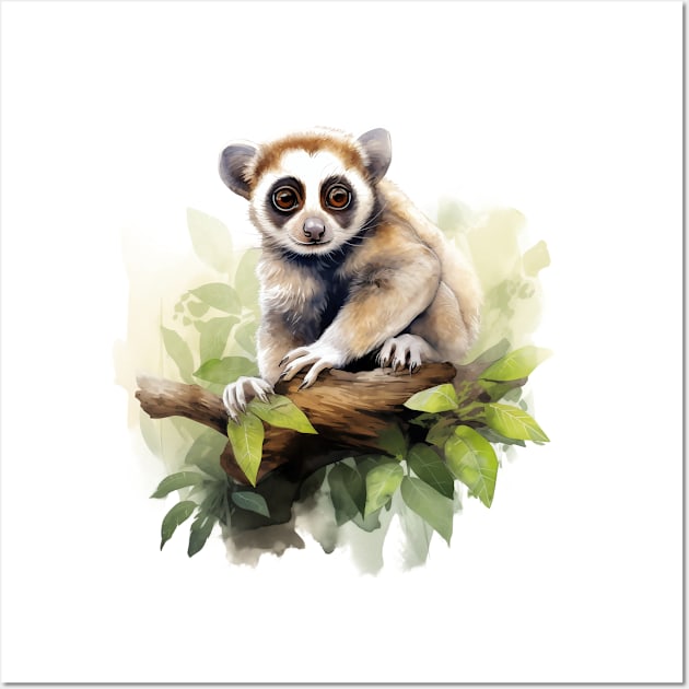 Slow Loris Wall Art by zooleisurelife